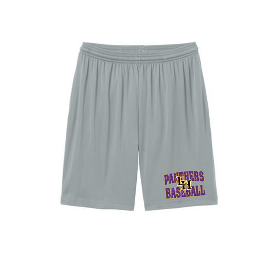 Liberty Hill Panther Shorts, Mens Athletic Shorts, Panthers Baseball Pocketed Shorts