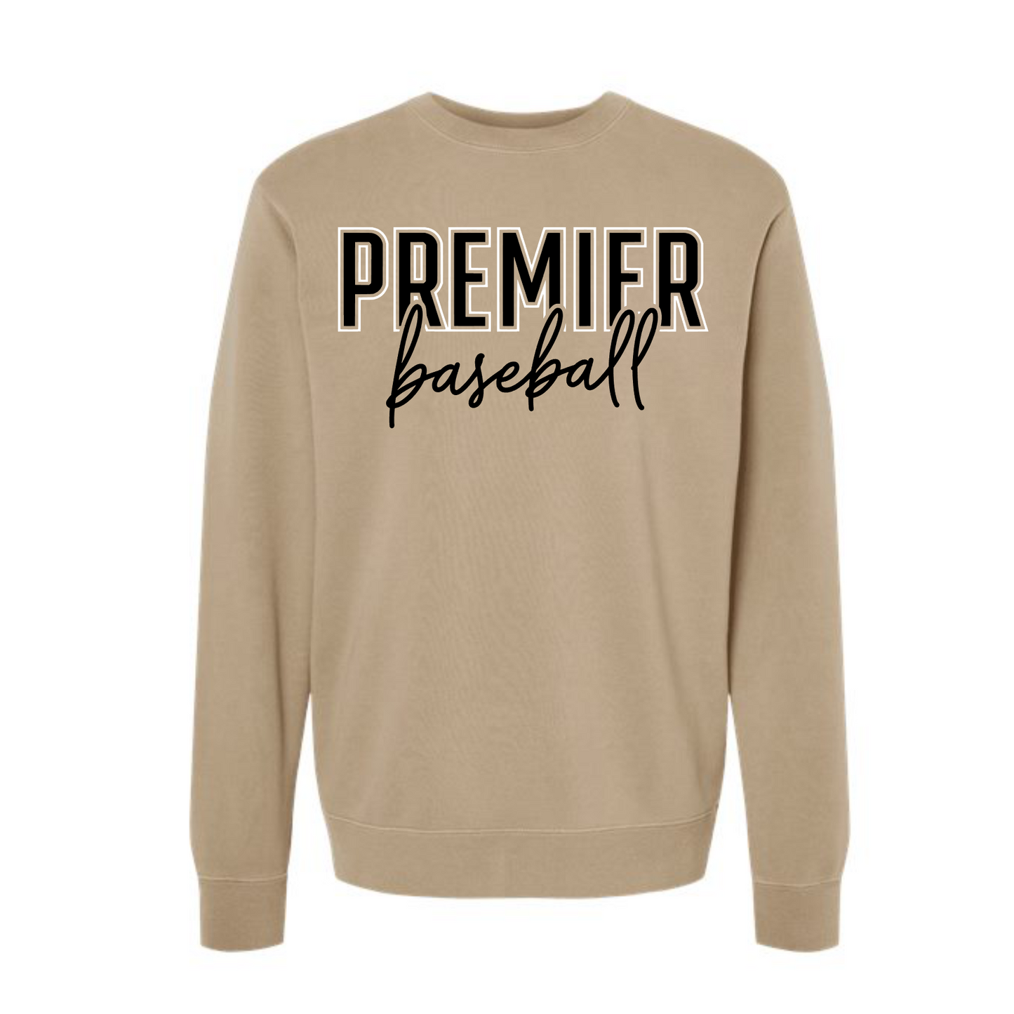 Sand Premier Baseball Crewneck Sweatshirt