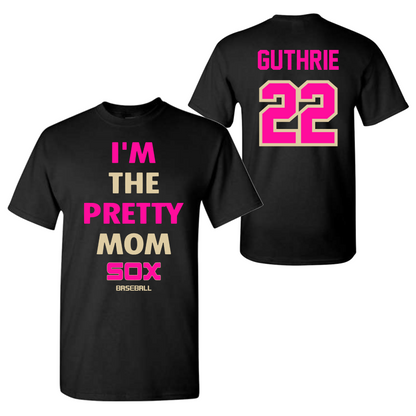 Sox Prettiest Moms Shirt, CTX Sox Baseball Mothers Day Jersey, Sox Baseball Tee, Fuschia Sox Baseball Shirt