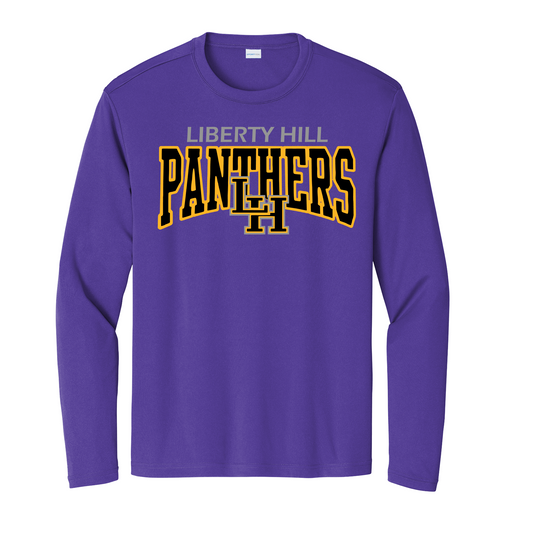 Long Sleeve Panthers Baseball Tee, Baseball Liberty Hill Shirt, Panthers Baseball Drifit TShirt