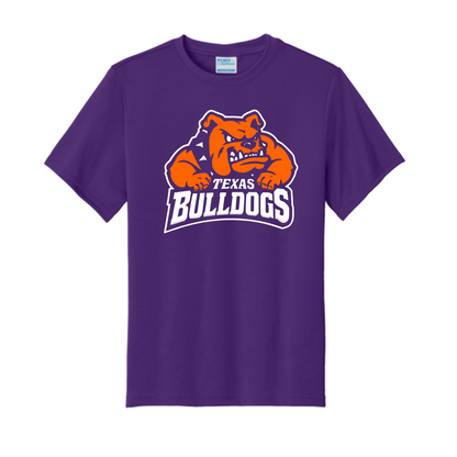 Purple DriFit Texas Bulldogs Shirt – Texas Bulldogs Select Baseball | Performance Baseball Training Tee