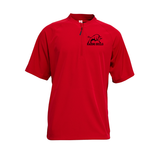 Short Sleeve Red Cage Jacket – Raging Bulls Logo