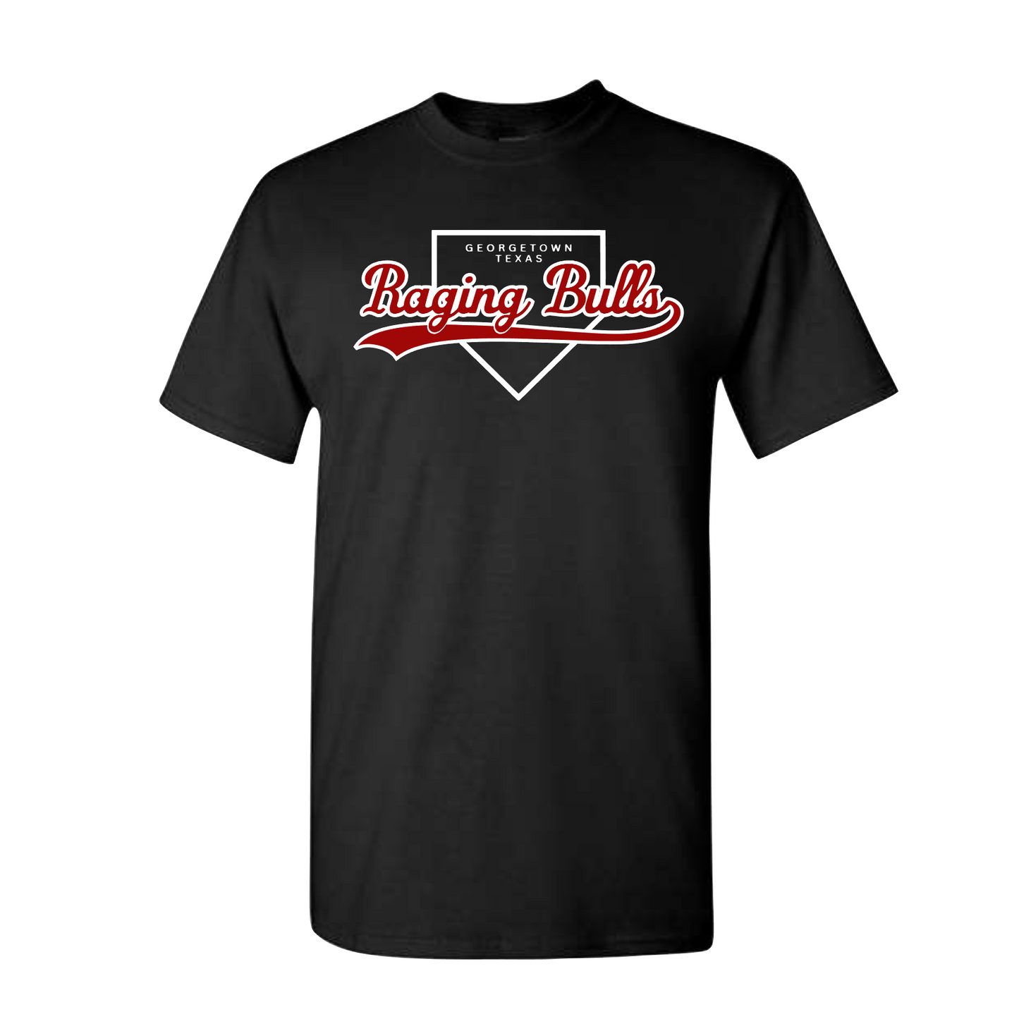 Georgetown Texas Raging Bulls Baseball Tee