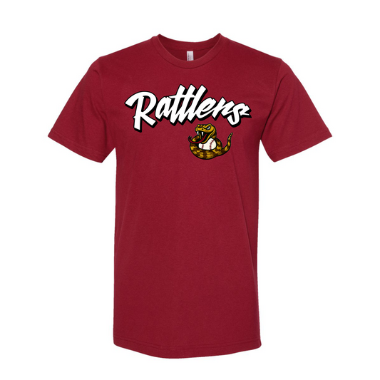 Cardinal Red Rattlers Shirt, Rattlers Tshirt, Rattlers Baseball Spiritwear