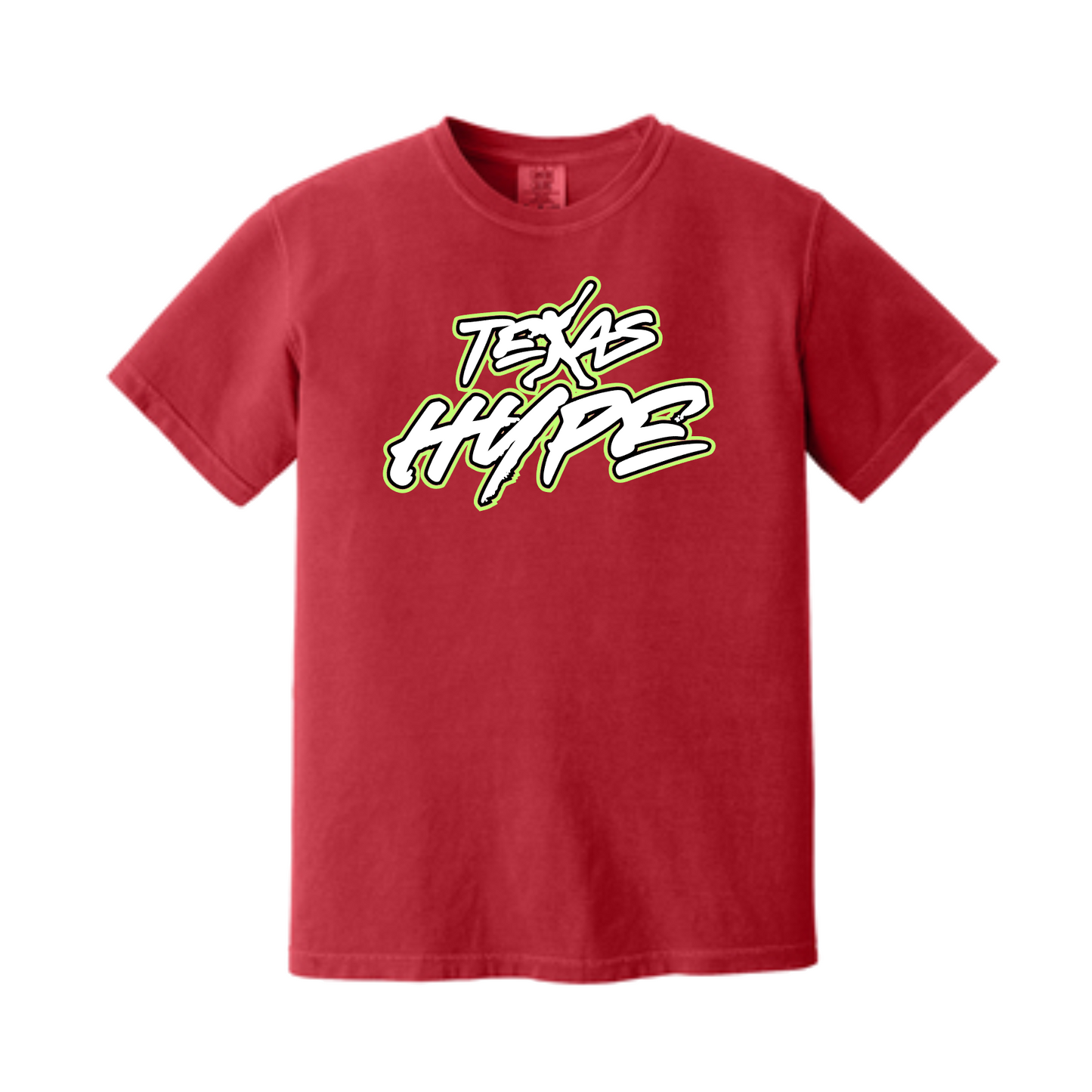 Texas Hype Softball Tee, Hype Softball Shirt, Texas Hype Softball Comfort Color Tee