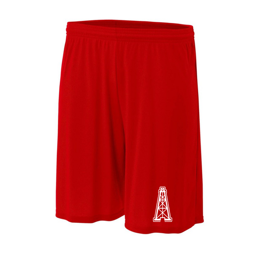 Drillers Baseball Red Performance Shorts