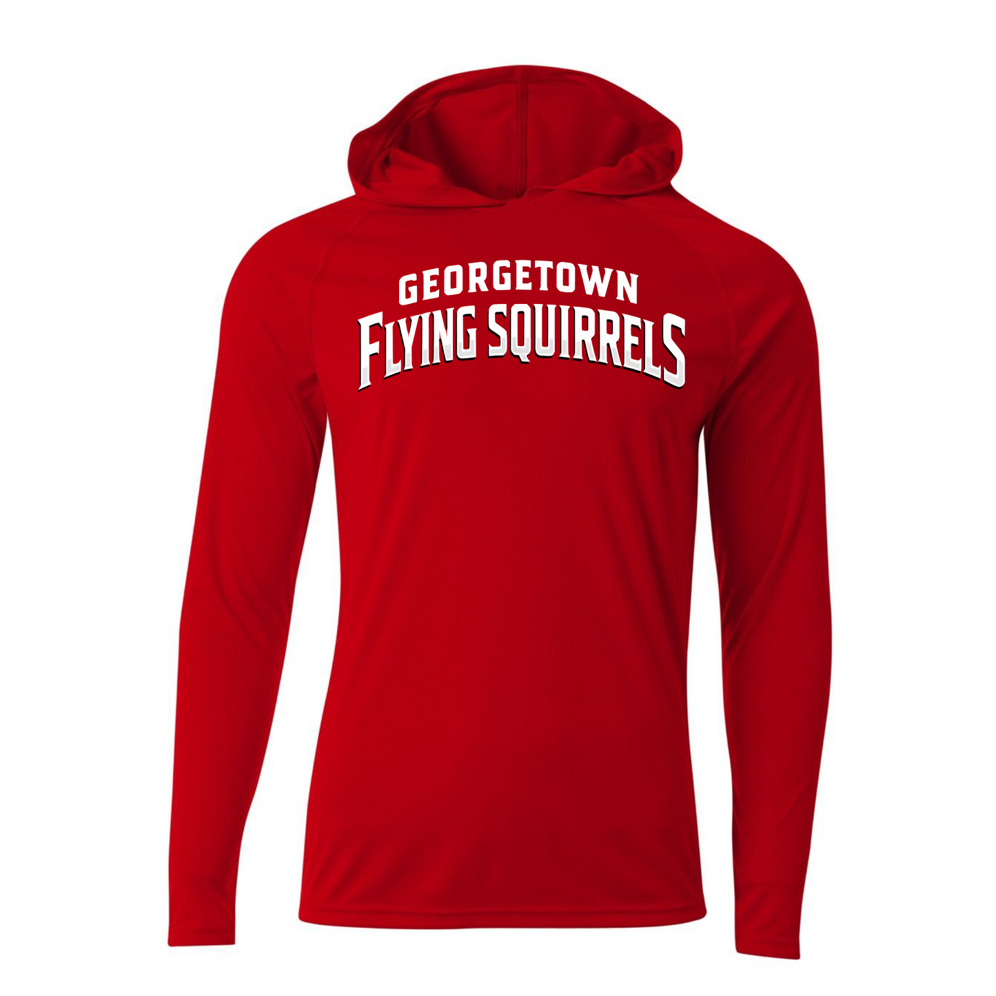 Georgetown Flying Squirrels Red Performance Hoodie