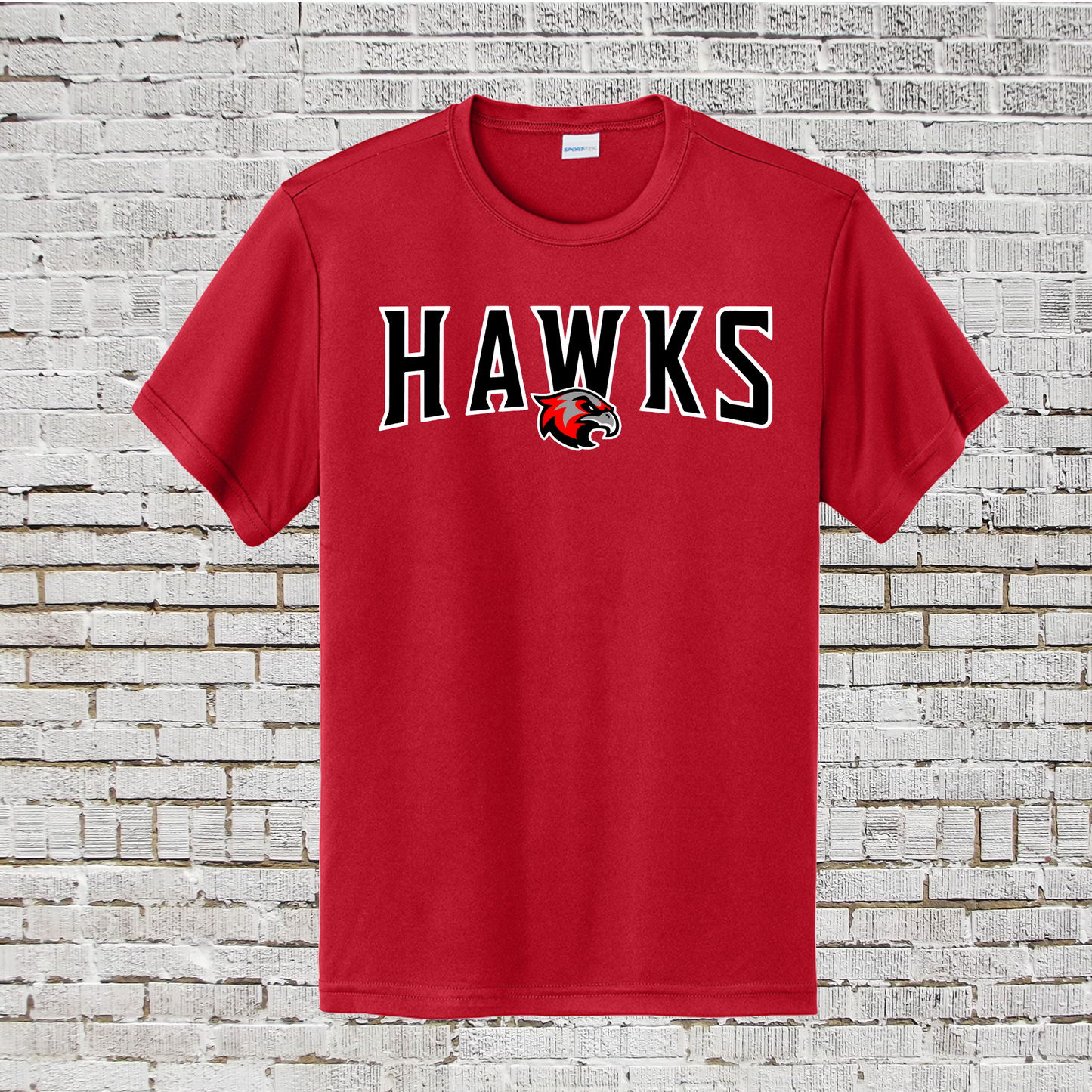 Hawks Baseball Tee, Hawks Baseball Shirt, Short Sleeve Hawks Drifit Shirt