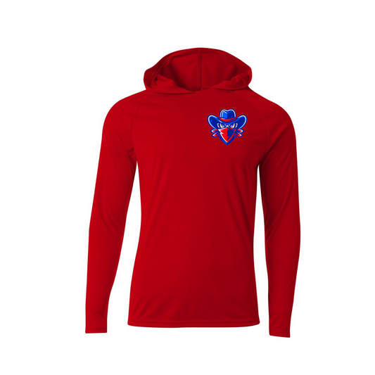 Red Bandits All-Stars Performance Hooded Long Sleeve Tee