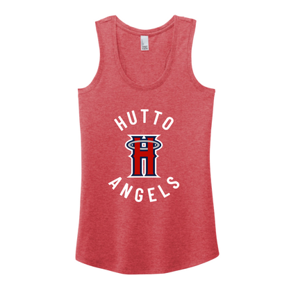 Hutto Angels Baseball Tank Top, Women's Tank, Navy District Angels Tank
