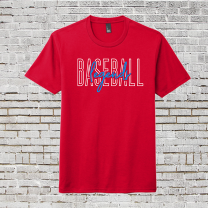 Bella and Canvas Legends Tee, GPS Legends Tshirt, Legends Baseball