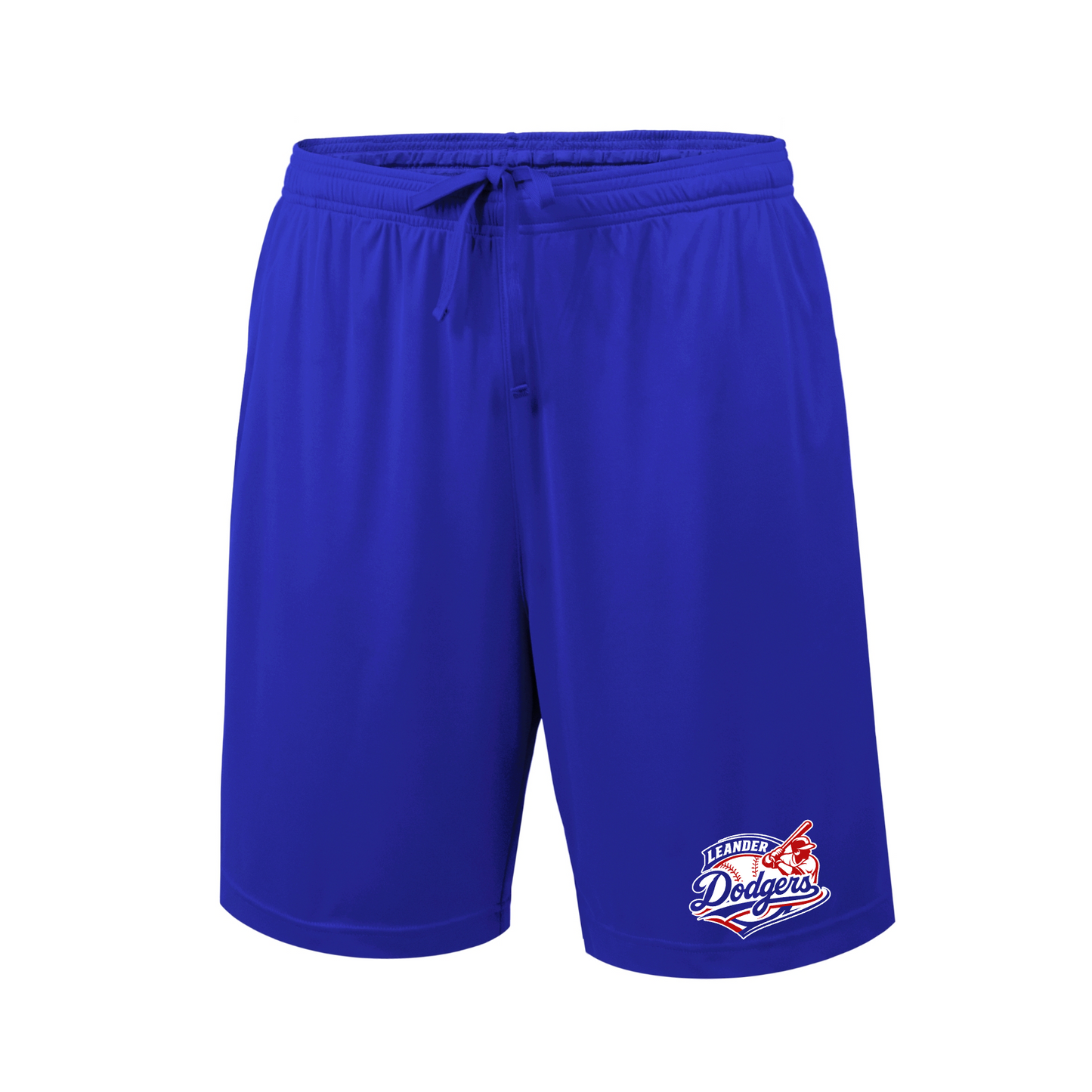Royal Blue Men’s Training Shorts – Leander Dodger Logo | Athletic Performance Shorts