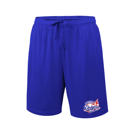 Royal Blue Men’s Training Shorts – Leander Dodger Logo | Athletic Performance Shorts