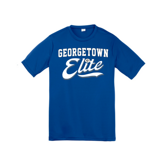 Georgetown Elite Royal Shirt, Georgetown Allstars Blue Tee, Drifit Elite Softball Tshirt