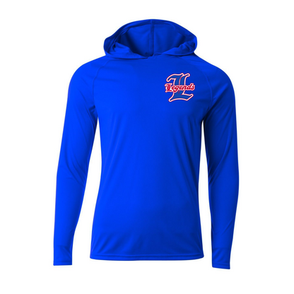 Leander Legends Long Sleeve Performance Hooded Tee