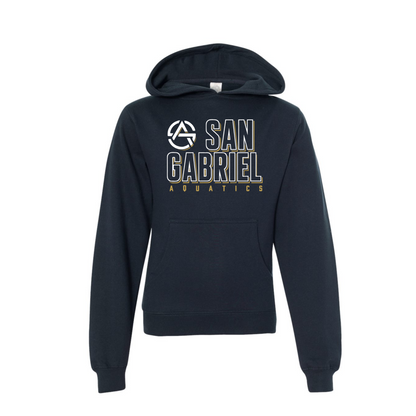 San Gabriel Aquatics Offset Hoodie
