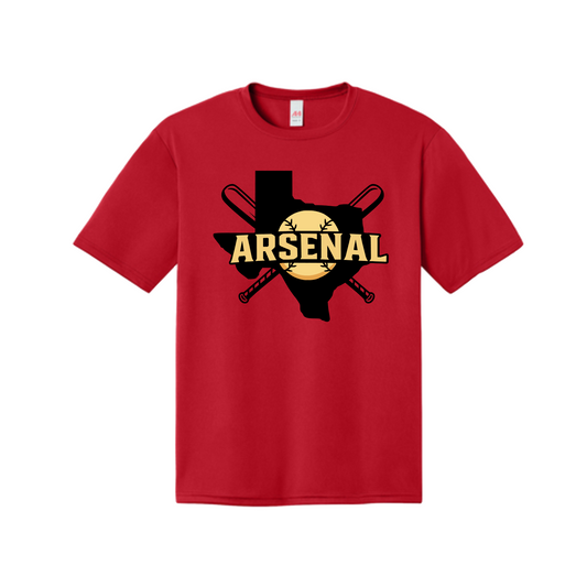 Arsenal Logo Shirt, Arsenal Baseball Tee, Arsenal Spiritwear
