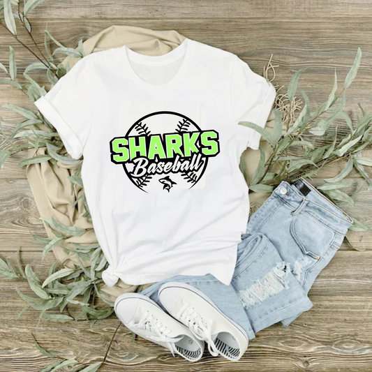 Sharks Baseball Classic Logo Tee