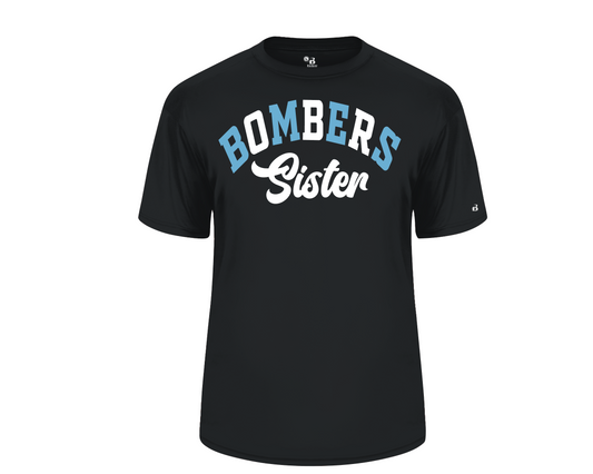 Bombers Sister Tshirt, Black Bombers Tshirt, Georgetown Bombers Sister, Bombers Sister Sweatshirt