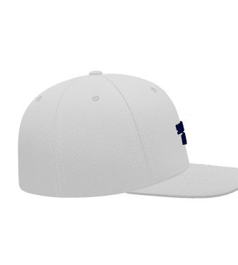 PREORDER San Gabriel Aquatics Flex Fit Cap, White SGA Swim Hat, San Gabriel Hat