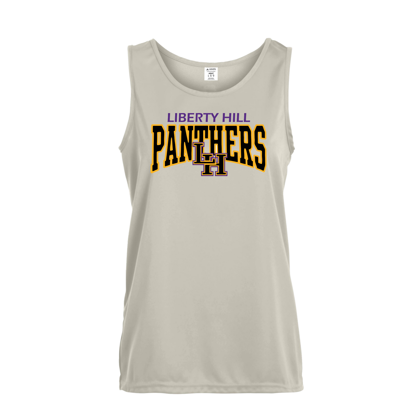 Liberty Hill Panthers Baseball Tank Top, Women's Gold Tank, Panthers Baseball Tank, Womens Training Tank Top