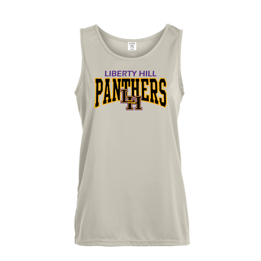 Liberty Hill Panthers Baseball Tank Top, Women's Gold Tank, Panthers Baseball Tank, Womens Training Tank Top