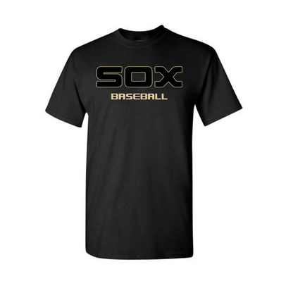 Black Sox Baseball Tshirt, Sox Baseball Black Shirt