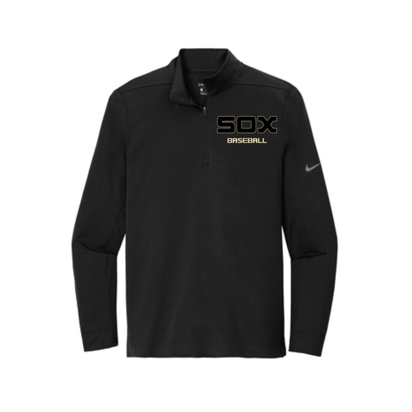 Nike Black SOX Baseball Pullover, Sox Baseball Jacket, CTX Sox 1/4 Zip