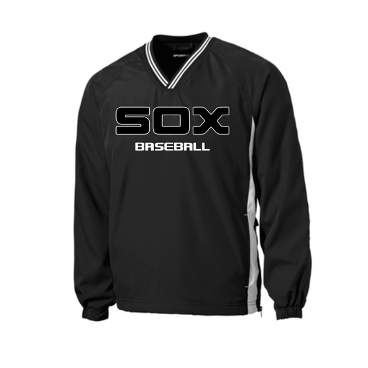 Black SOX Baseball Windbreaker, Sox Baseball Jacket, CTX Sox Jacket