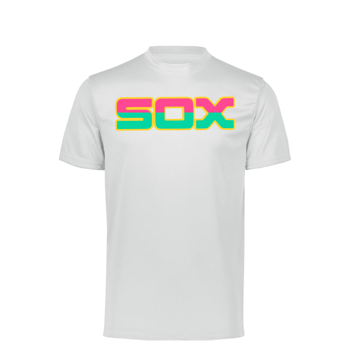 Colorful Sox Baseball Tshirt, Sox Baseball White Shirt, Longsleeve Sox Baseball Tee