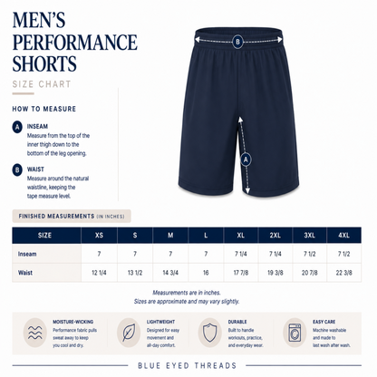White Leander Legends Performance Shorts
