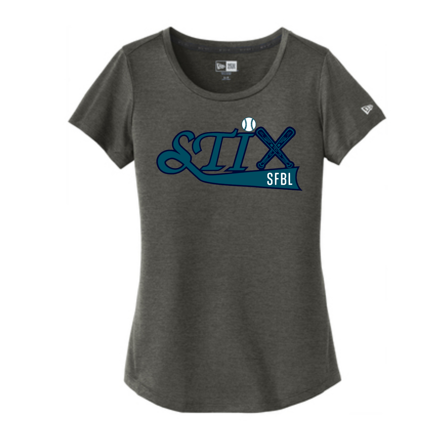 Tonal Blend STIX Clubhouse Softball Tee, STIX Softball Tshirt, STIX Softball Shirt