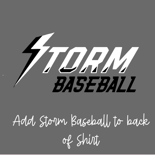 Add Storm Baseball Logo to Shirt