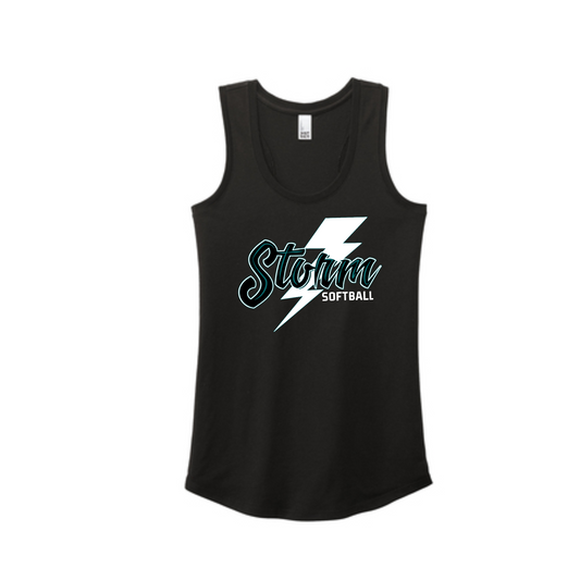 Storm Softball Training Tank, Black Storm Softball Tank