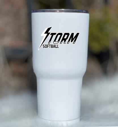 Storm Softball Tumbler Sticker, Storm Softball Name Sticker, Water Bottle Sticker