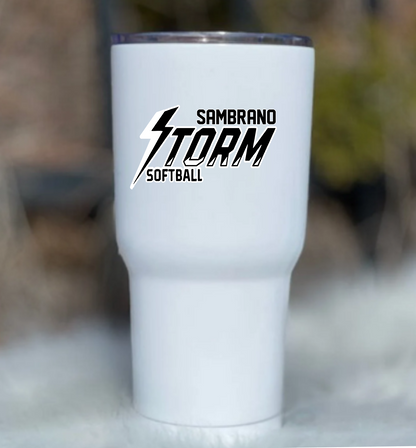 Storm Softball Tumbler Sticker, Storm Softball Name Sticker, Water Bottle Sticker