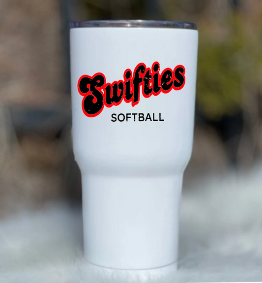 Swifties Softball Tumbler Sticker, Swifties Logo Sticker, Water Bottle Sticker