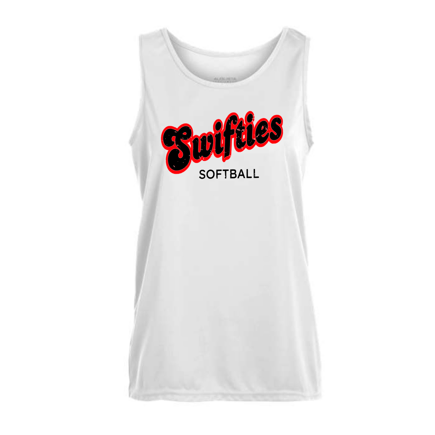 White Swifties Softball Tank Tops, Swifties Softball Training Tank, Swifties Softball Shirt