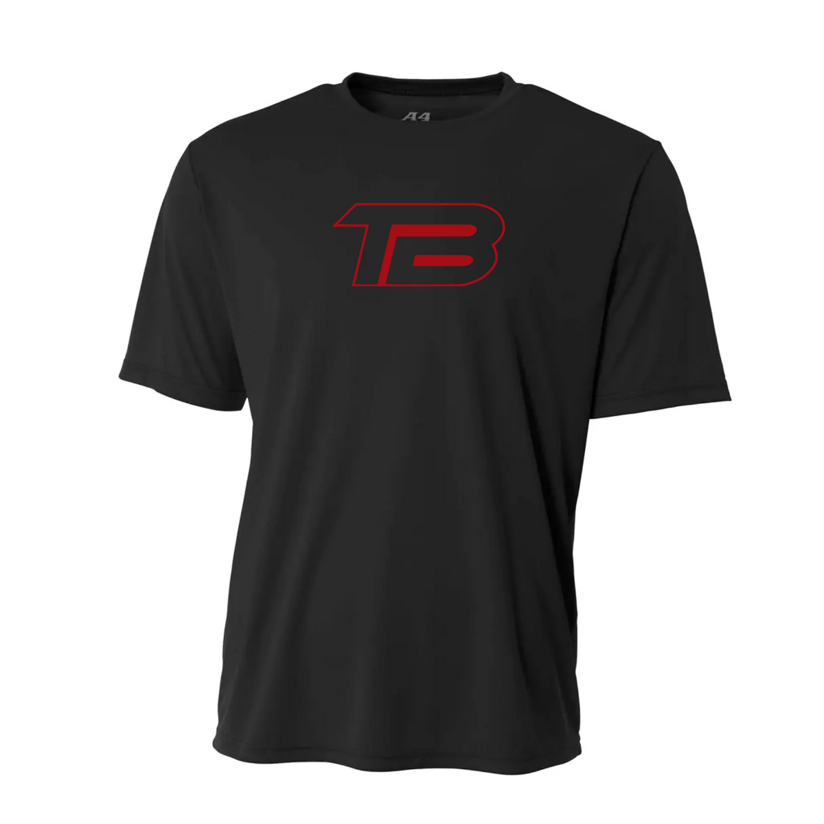 TB Logo Black Drifit Shirt