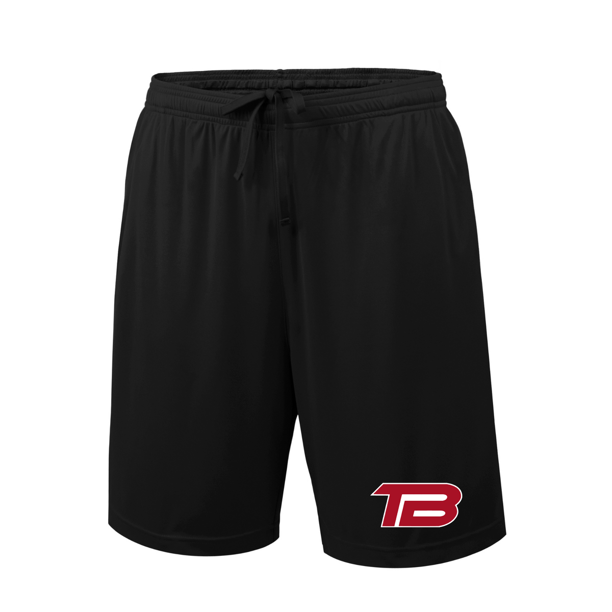 Test Baseball Black Athletic Shorts