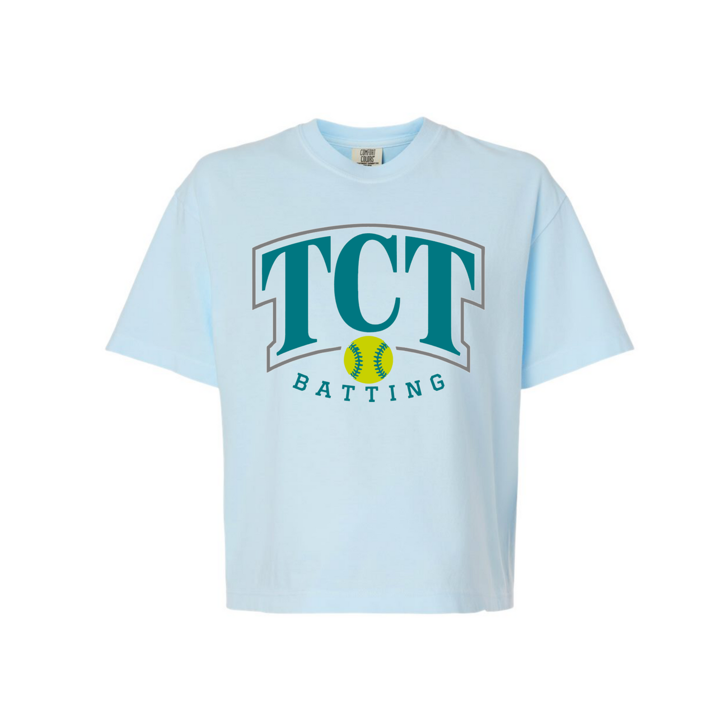 TCT Batting Women’s Boxy Comfort Colors Tee