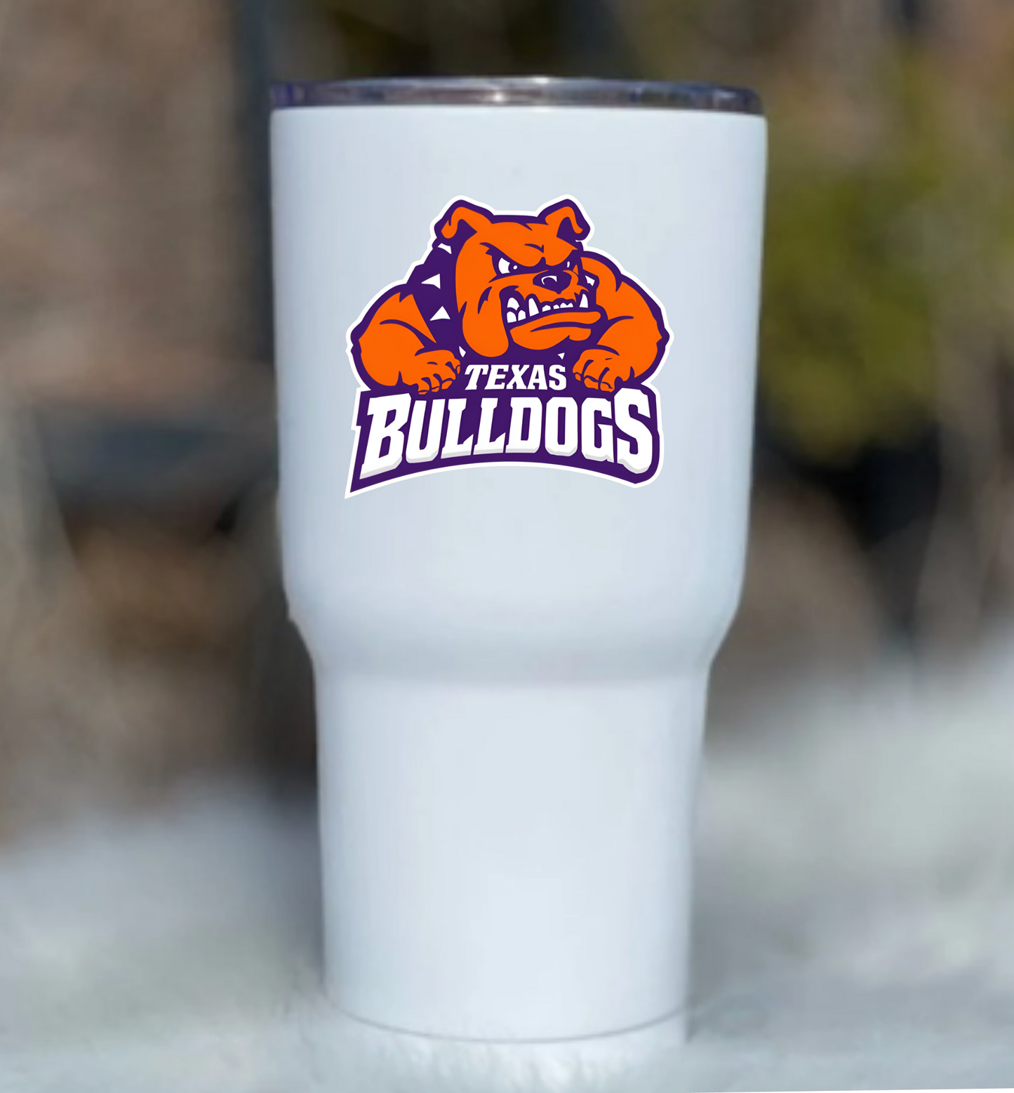 Texas Bulldogs Tumbler Sticker • Sports Team Decal • Water Bottle Sticker for Players & Moms