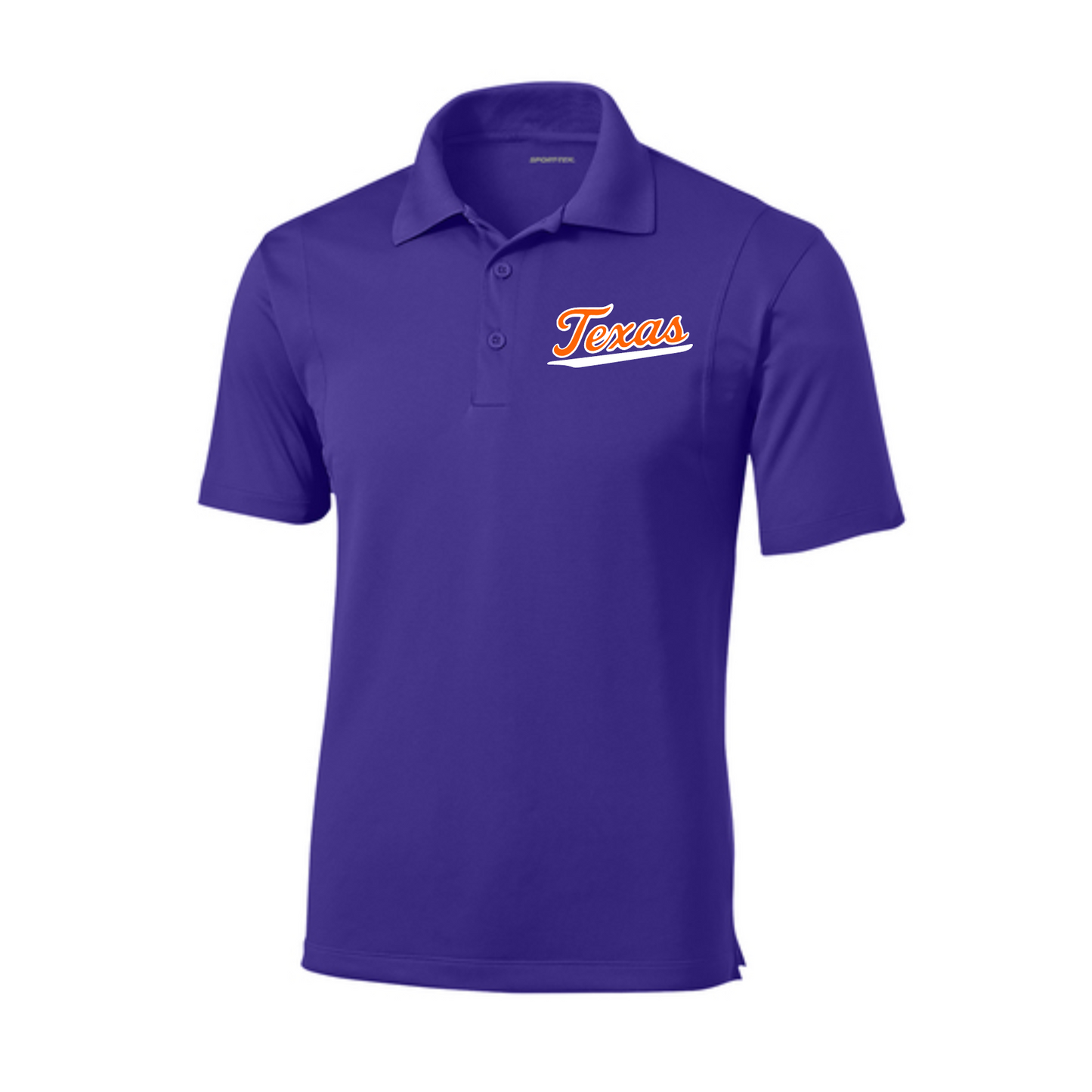 Texas Bulldogs Performance Polo – Purple | Moisture-Wicking Team Polo