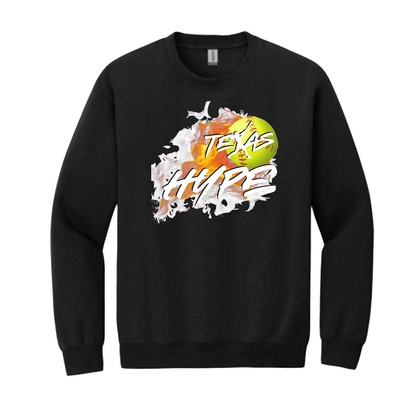 Texas Hype Crewneck, Hype Softball Sweatshirt, Texas Hype Spiritwear