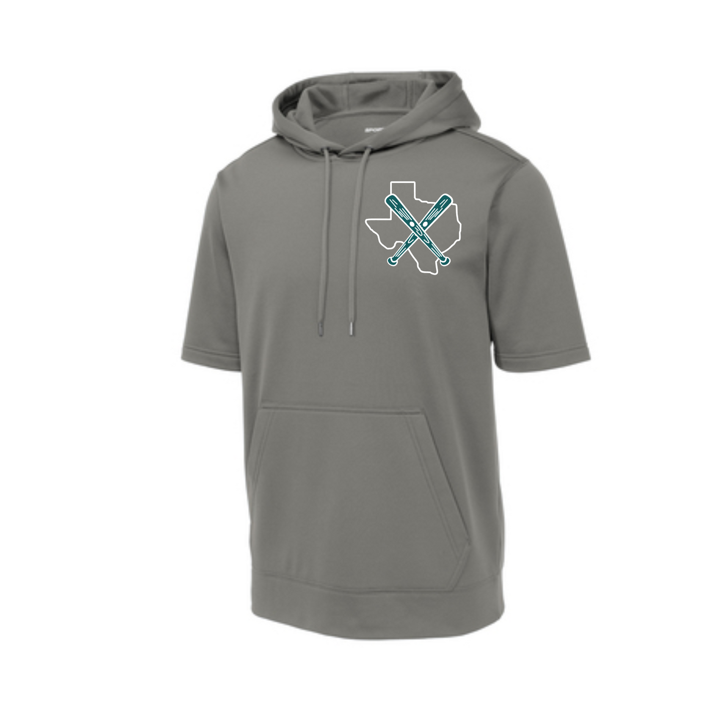 Sport Tek Fleece Texas Stix Softball Hoodie, Stix Softball Sweatshirt, Gray Stix Hoodie