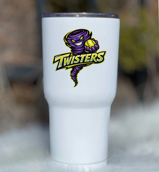 Twisters Softball Tumbler Sticker • Sports Team Decal • Water Bottle Sticker for Players & Moms