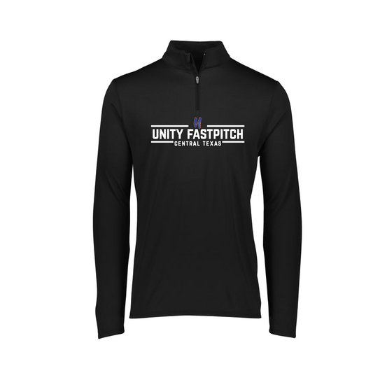 Unity Fastpitch CTX Black Quarter Zip Performance Pullover