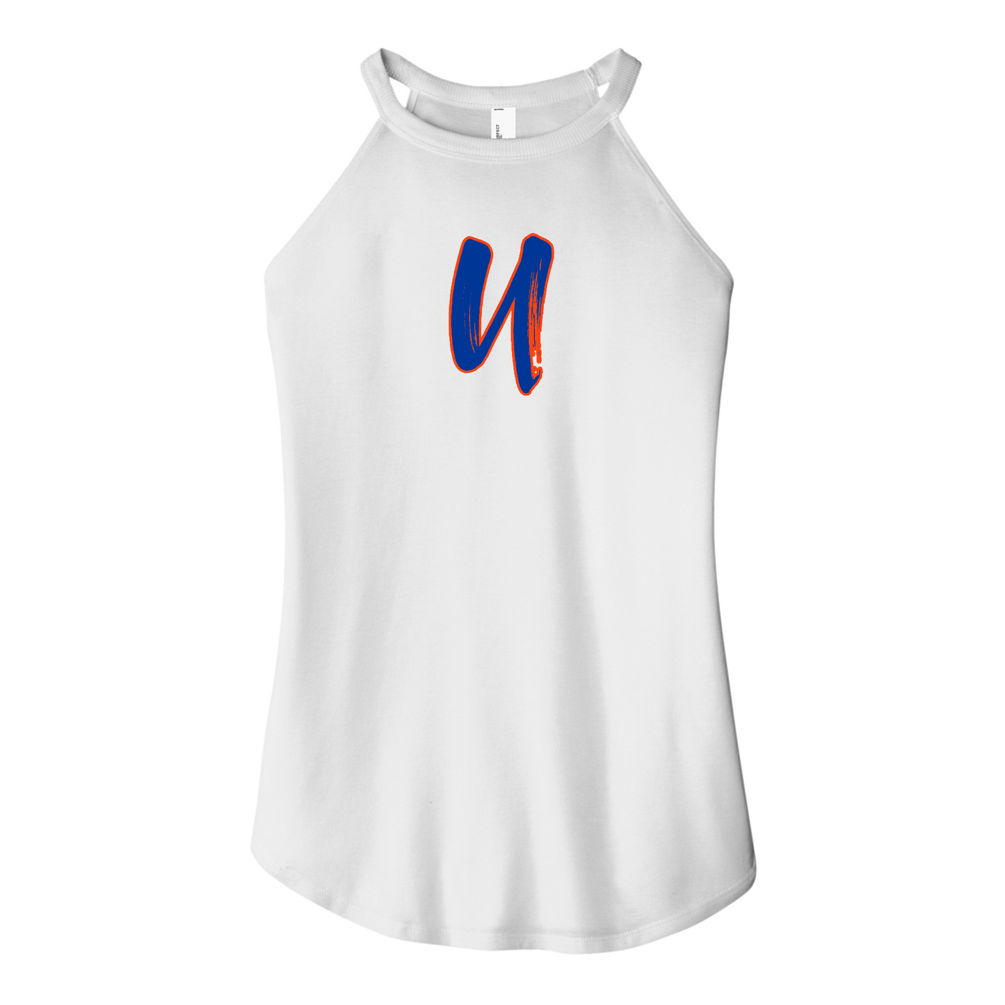 Womens White Rocker Tank Top – Unity Fastpitch CTX Logo - Unity Softball Tank