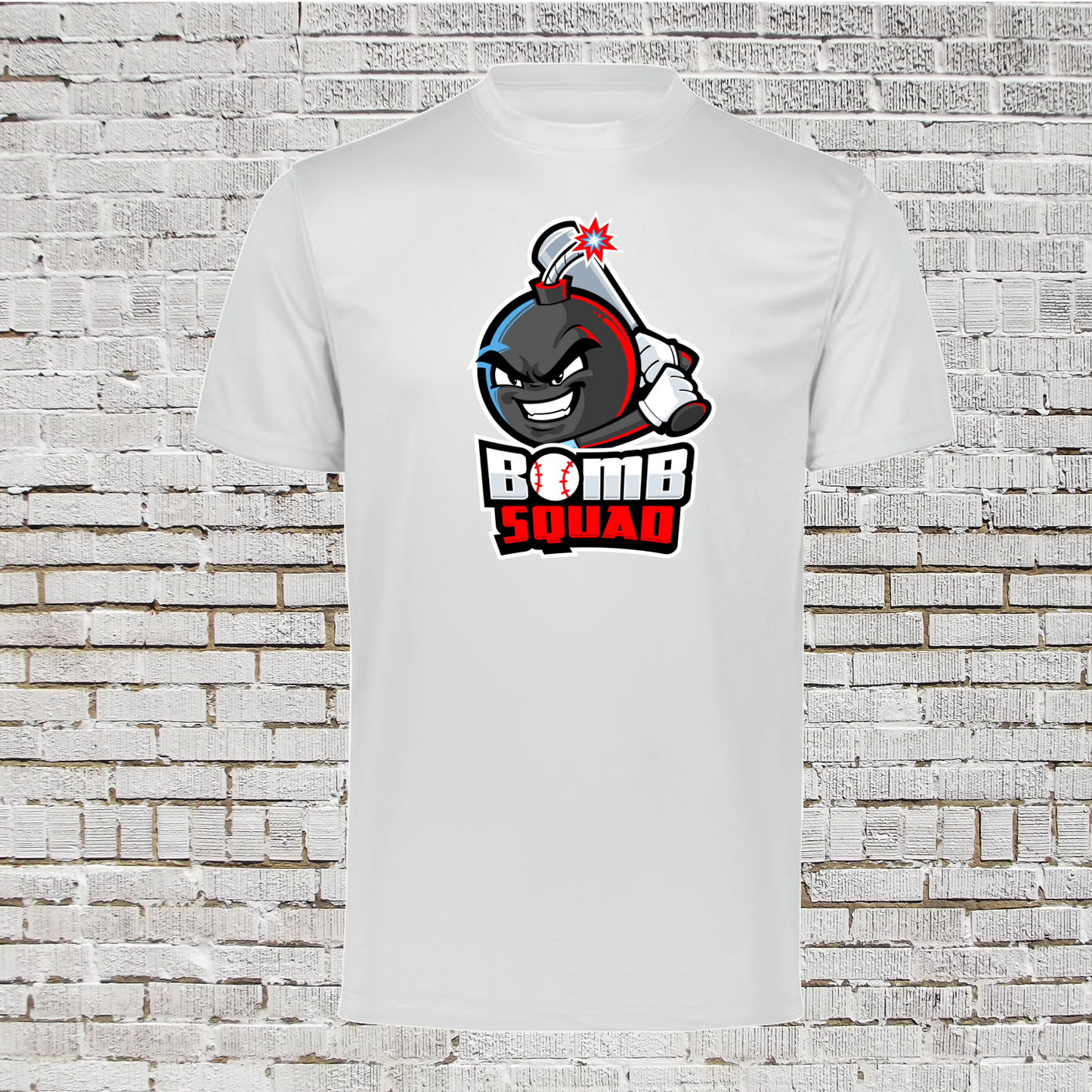 Bomb Squad Tee, Bomb Squad Baseball Shirt, Short Sleeve Bomb Squad Drifit Shirt