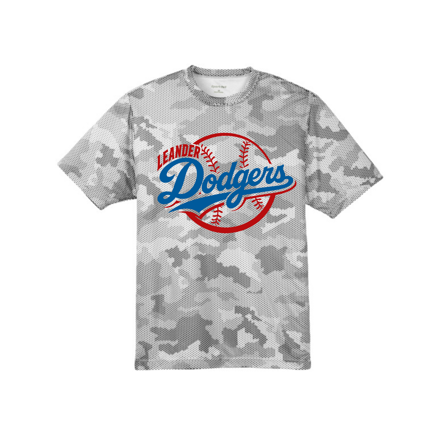 White Leander Dodgers Camo Hex Tee